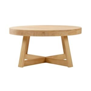 Camifield Classic Round Solid Pine Wood Coffee Table